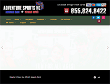 Tablet Screenshot of adventuresportshq.com